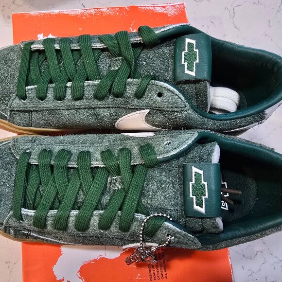 Nike Blazer Low Devin Booker Dark Green Sail SIZE 10 MENS NEW HV2197-300 - Picture 3 of 12